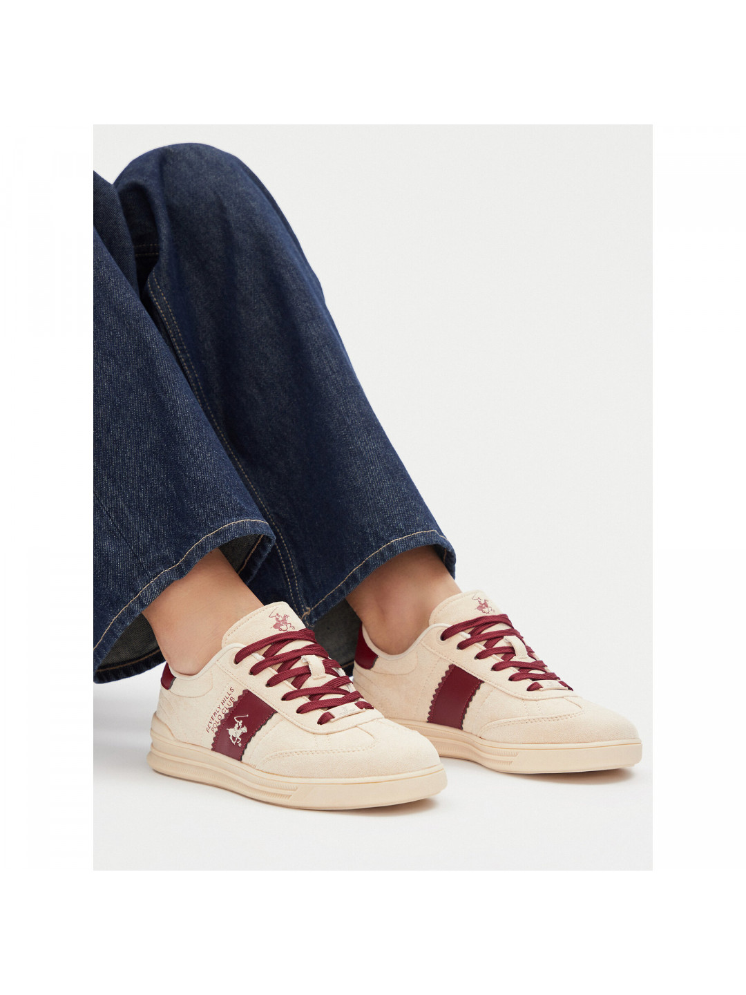 Sneakersy Beverly Hills Polo Club CEO-A1419104A Écru